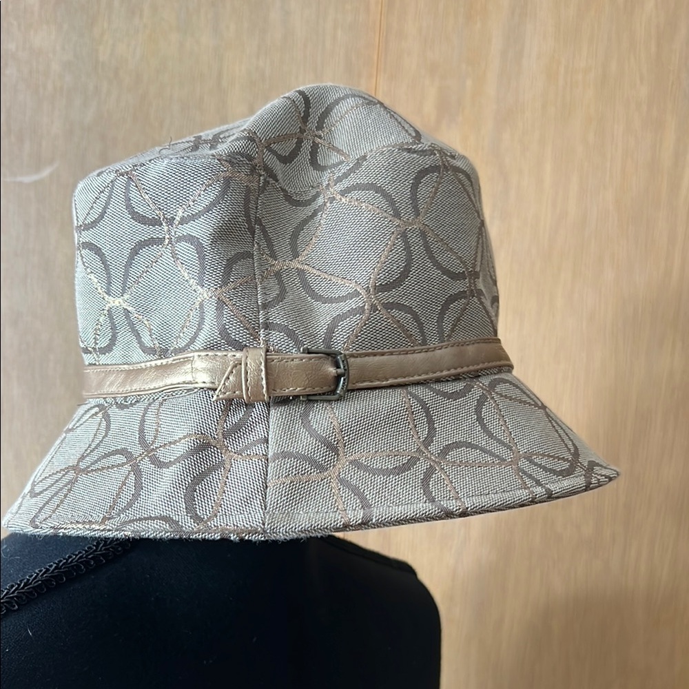 Nine West Brown Bucket Hat with Classic Silhouette - Picture 3 of 4